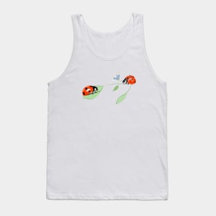 Seven-point ladybug pattern Tank Top